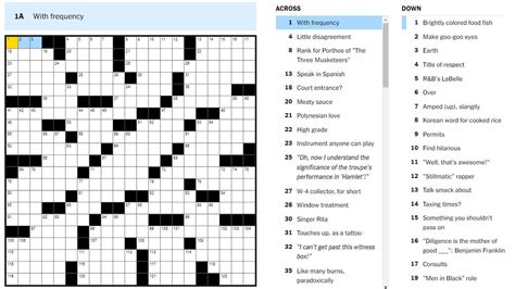 crossword nyt answers